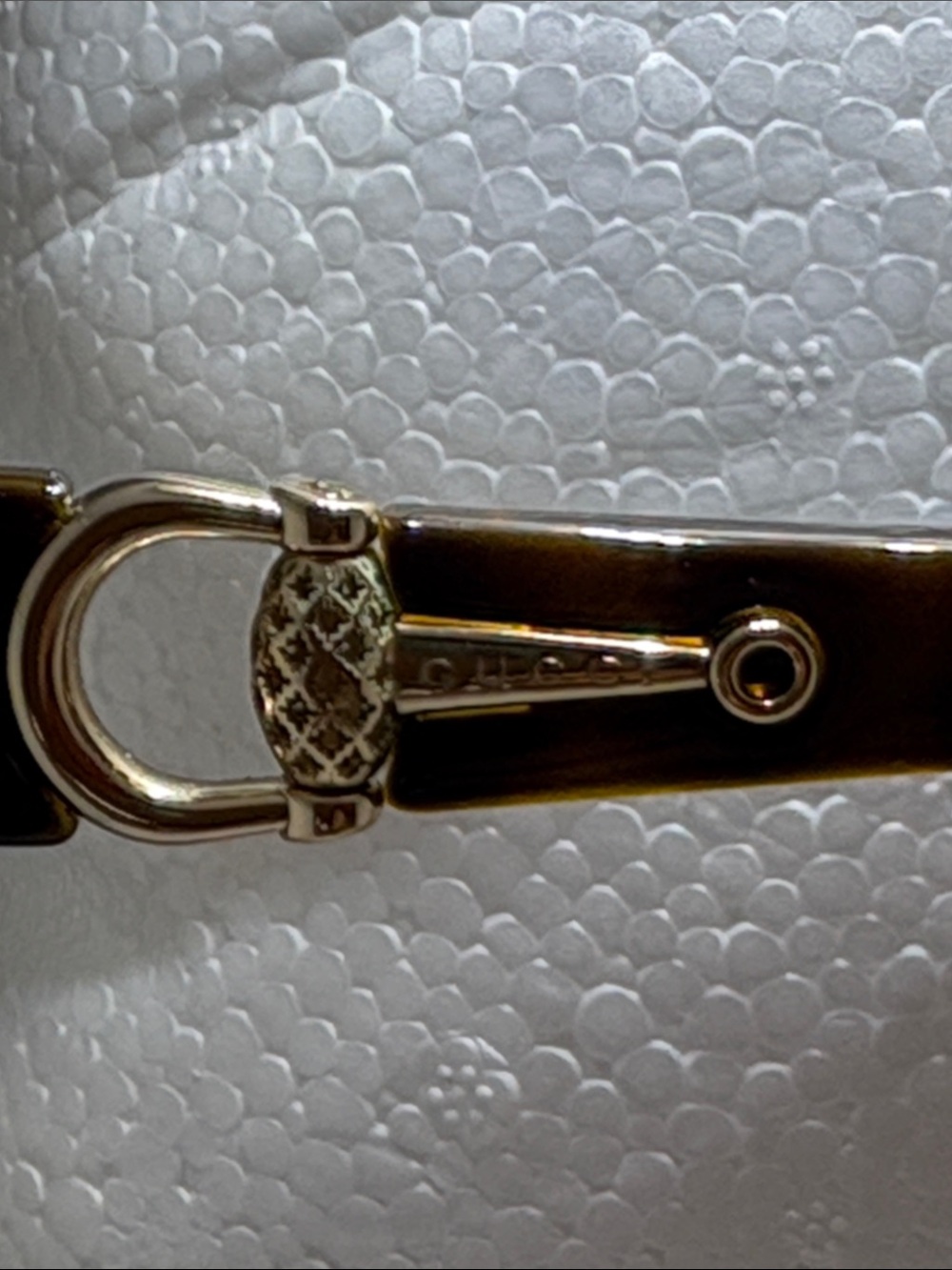 Gucci Women's Tortoiseshell Eyeglass Frames with Gold Accents - Picture 6 of 6